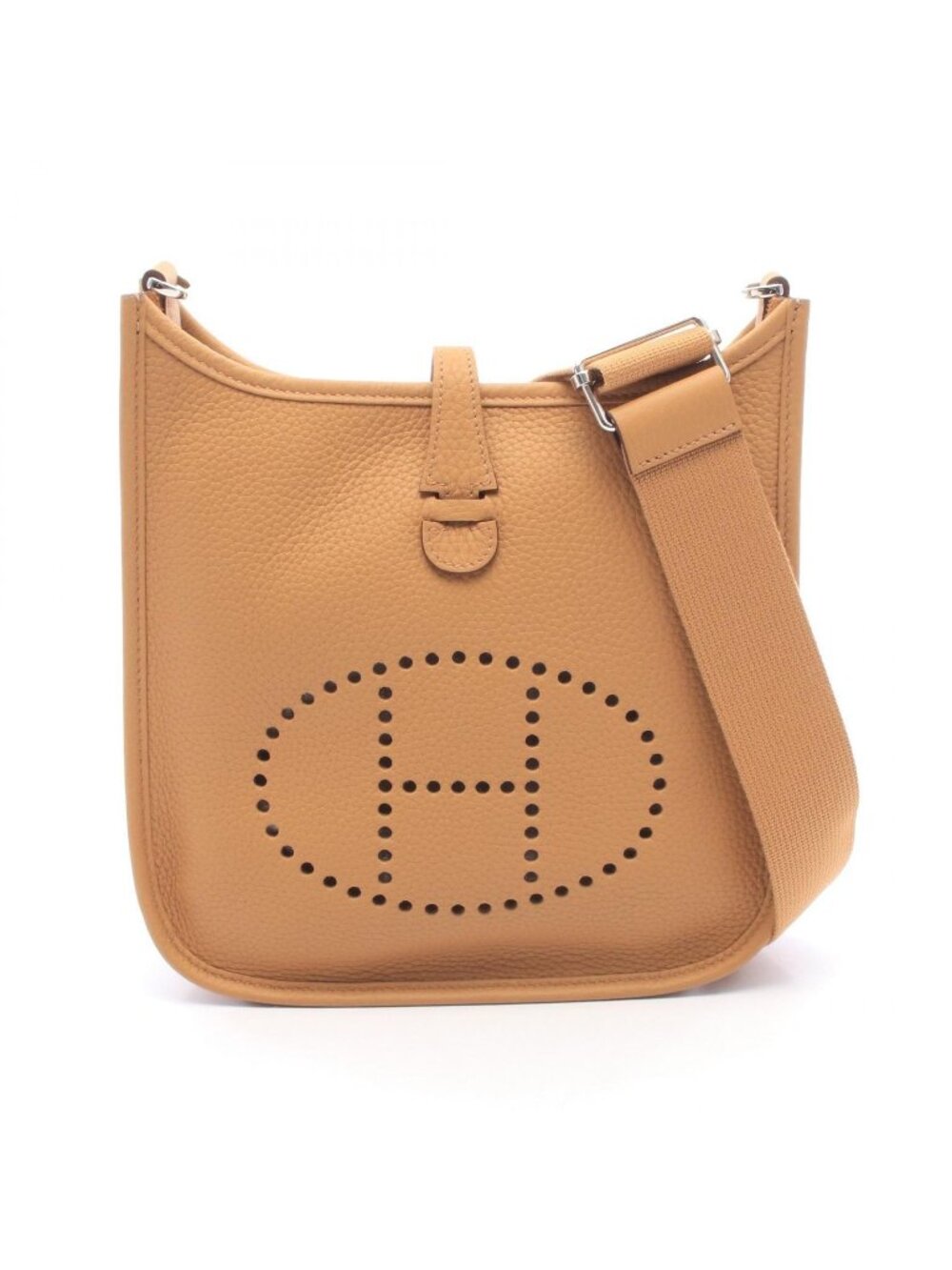 Hermes Shoulder Bag Biscuit Leather